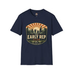 Early Rep Club T-Shirt — Retro Fitness Workout Tee