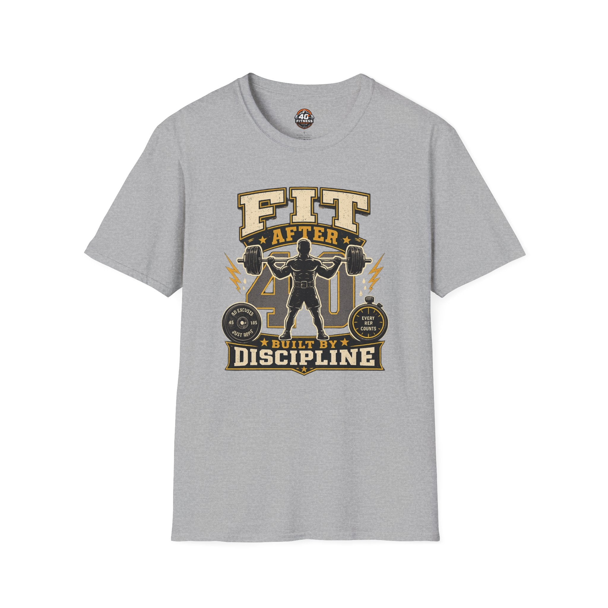 Fit After 40 T-Shirt — Built By Discipline