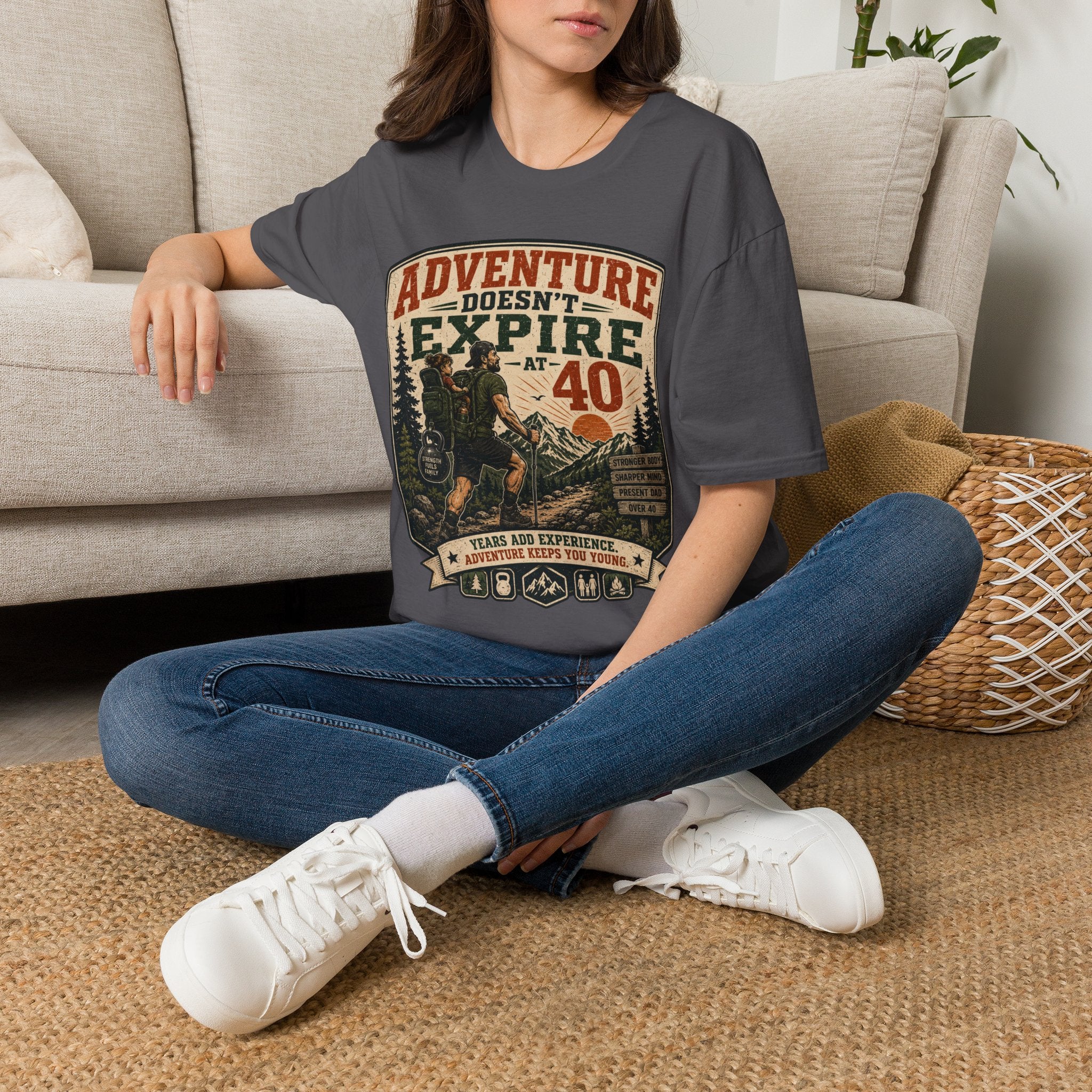 Adventure Doesn't Expire At 40 T‑Shirt