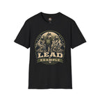 Lead by Example Wolf T-Shirt — Inspirational Strength Graphic Tee