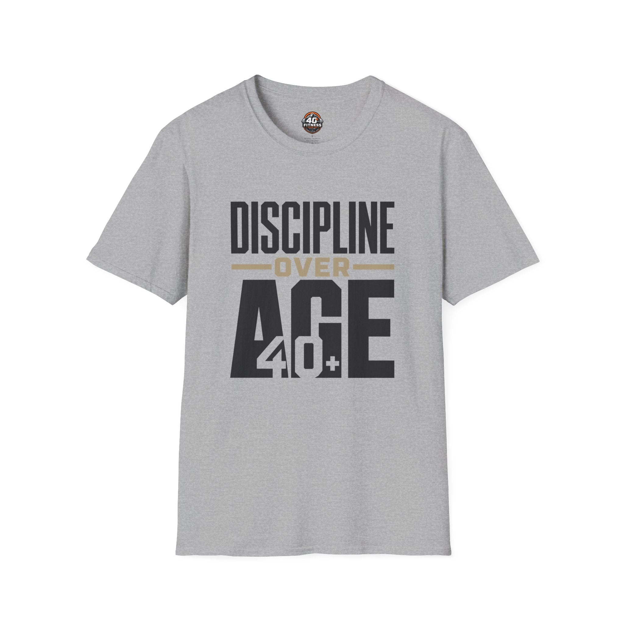 Discipline Over Age T-Shirt — Motivational Fitness Tee