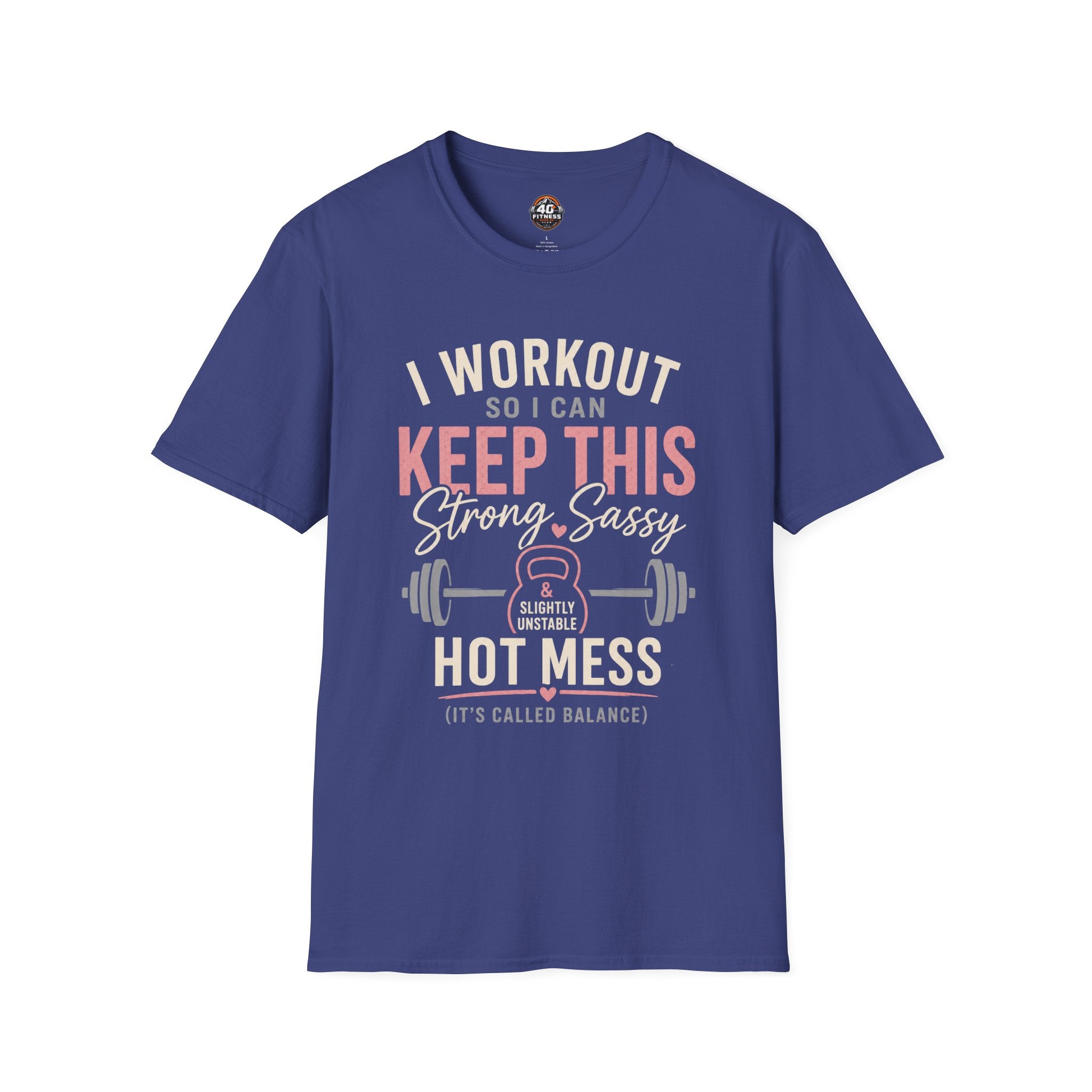 I Workout So I Can Keep This Strong & Sassy Fitness Tee
