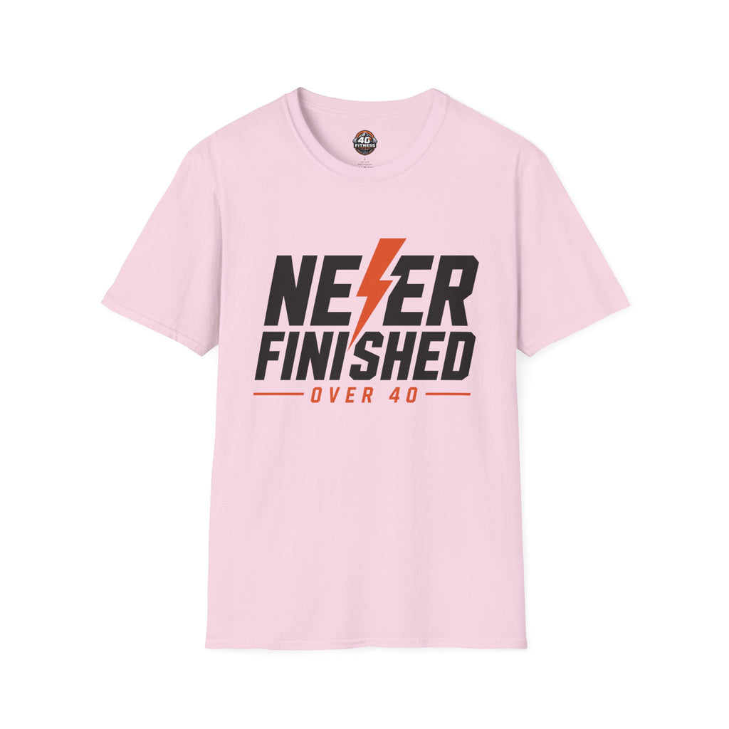 T-Shirt — Never Finished Over 40 Graphic Tee