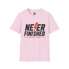 T-Shirt — Never Finished Over 40 Graphic Tee