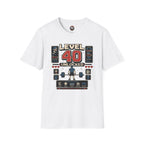 T-Shirt — Level 40 Unlocked Gamer Fitness Tee