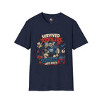 Survived Toddlers T-Shirt — Funny Dad Survivor Tee