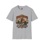 The Second Half Is Stronger T-Shirt — Motivational Basketball Retro Tee