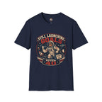 T-Shirt — "Still Launching Goals After 40" Astronaut Graphic Tee