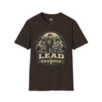 Lead by Example Wolf T-Shirt — Inspirational Strength Graphic Tee