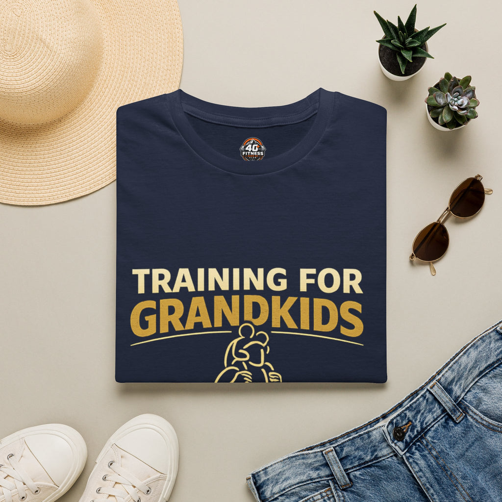 Training for Grandkids T-Shirt — Funny Grandparent Workout Tee