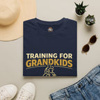 Training for Grandkids T-Shirt — Funny Grandparent Workout Tee