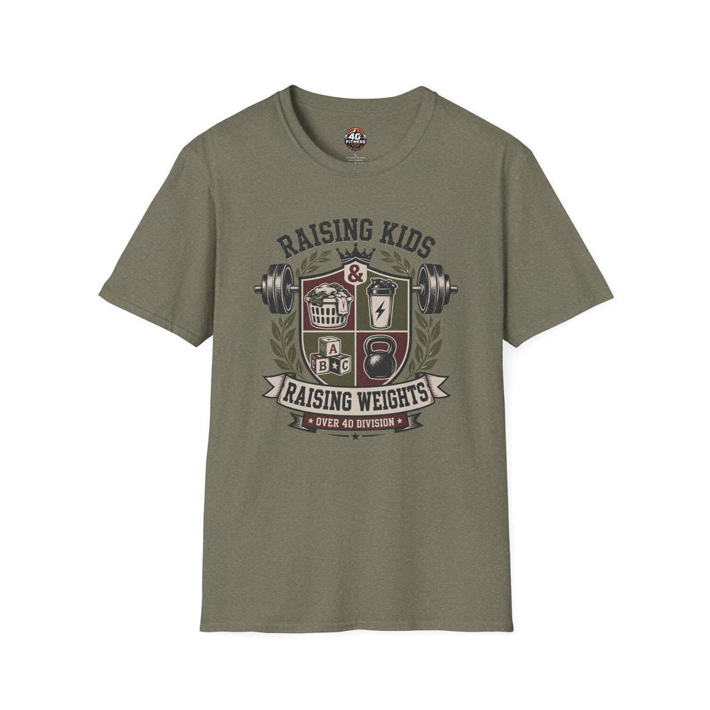 Raising Kids & Raising Weights T‑Shirt