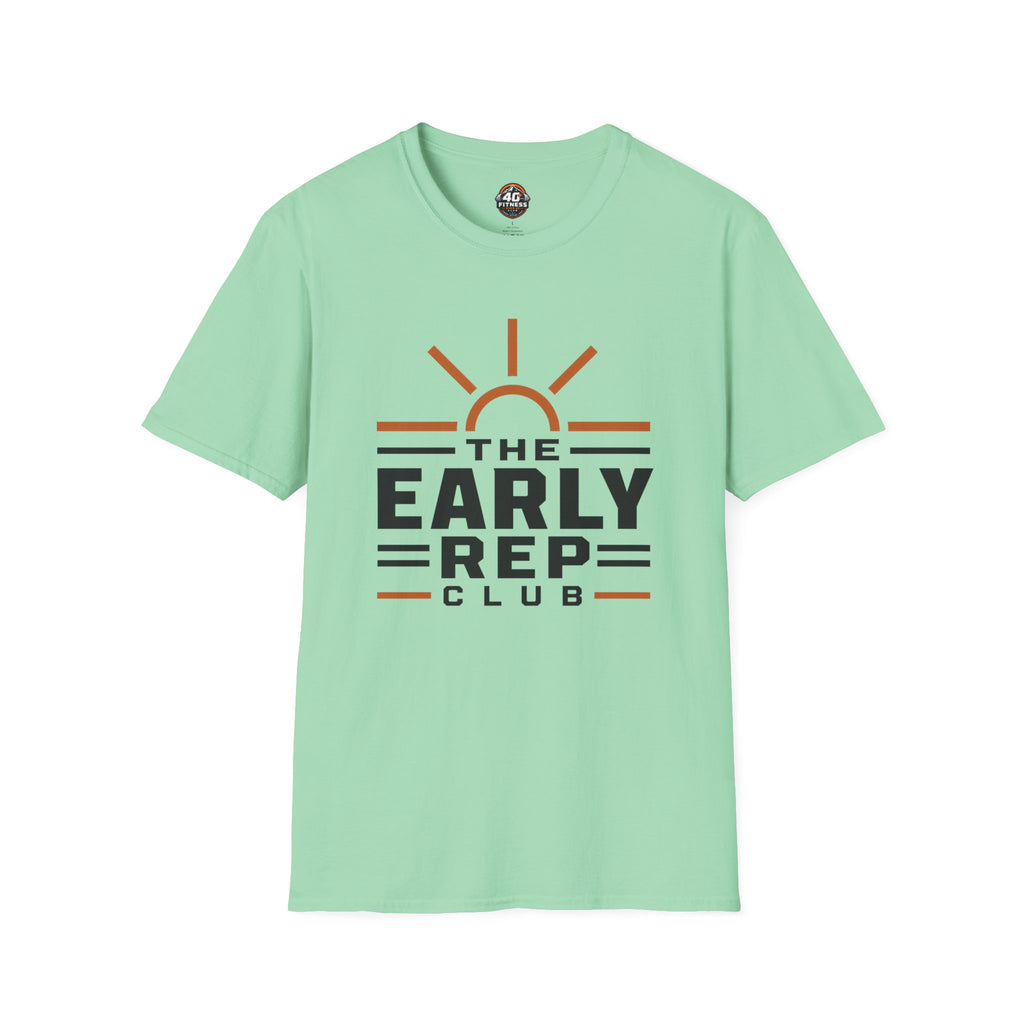 The Early Rep Club T-Shirt — Sunrise Fitness & Morning Motivation Tee