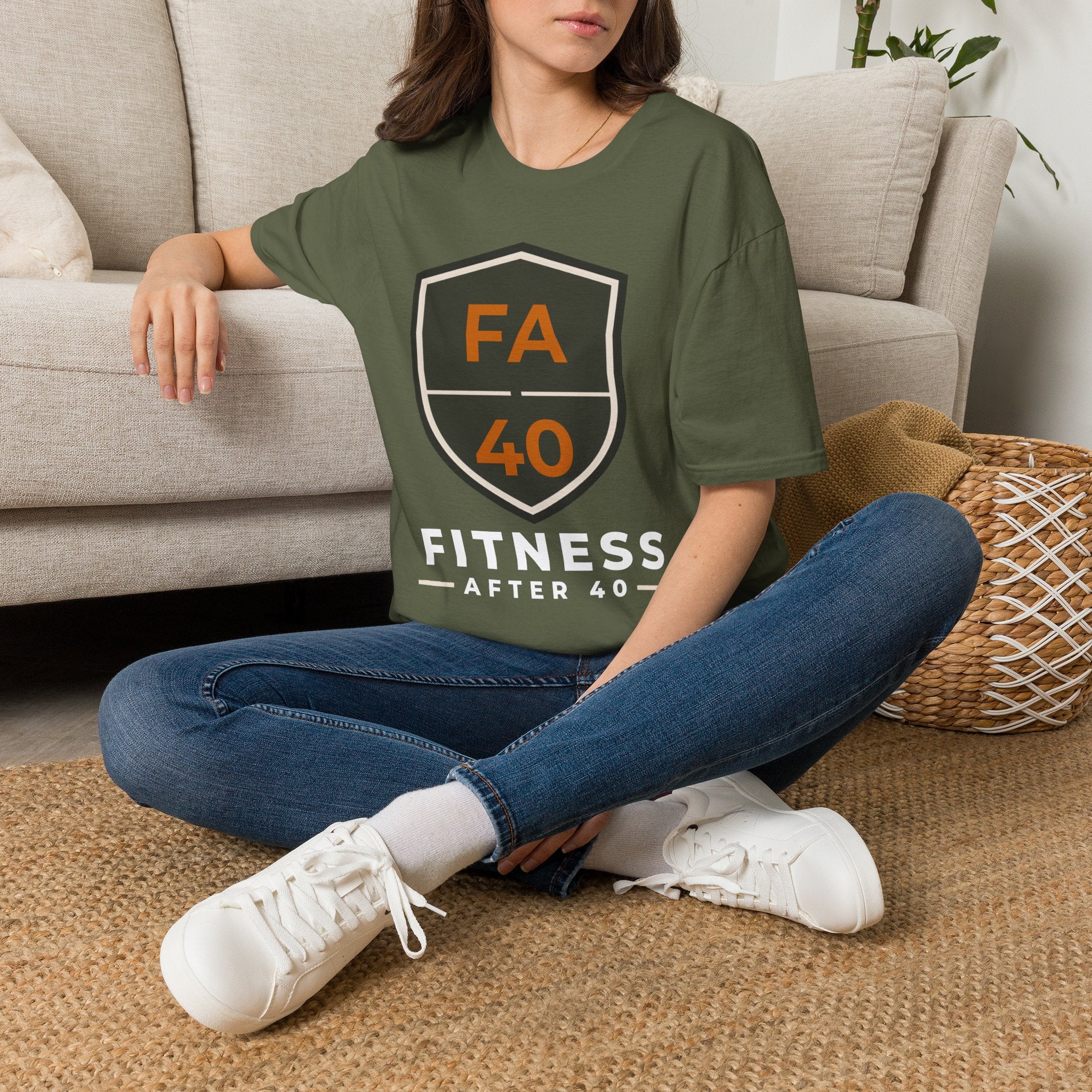 Fitness After 40 T‑Shirt - Workout Tee for Active Adults