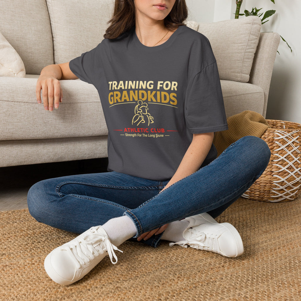 Training for Grandkids T-Shirt — Funny Grandparent Workout Tee