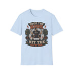 Drop the Kids, Hit the Gym T-Shirt — Funny Over 40 Dad Workout Tee