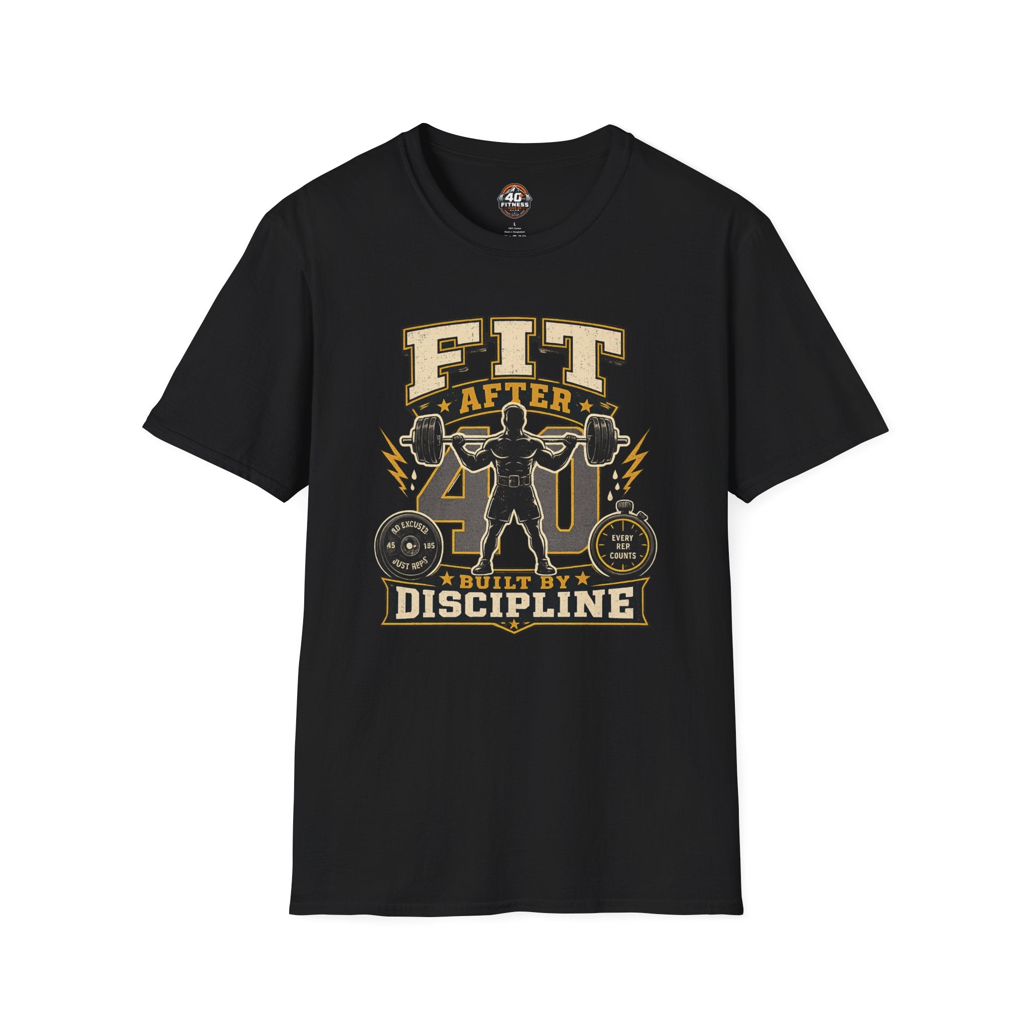 Fit After 40 T-Shirt — Built By Discipline