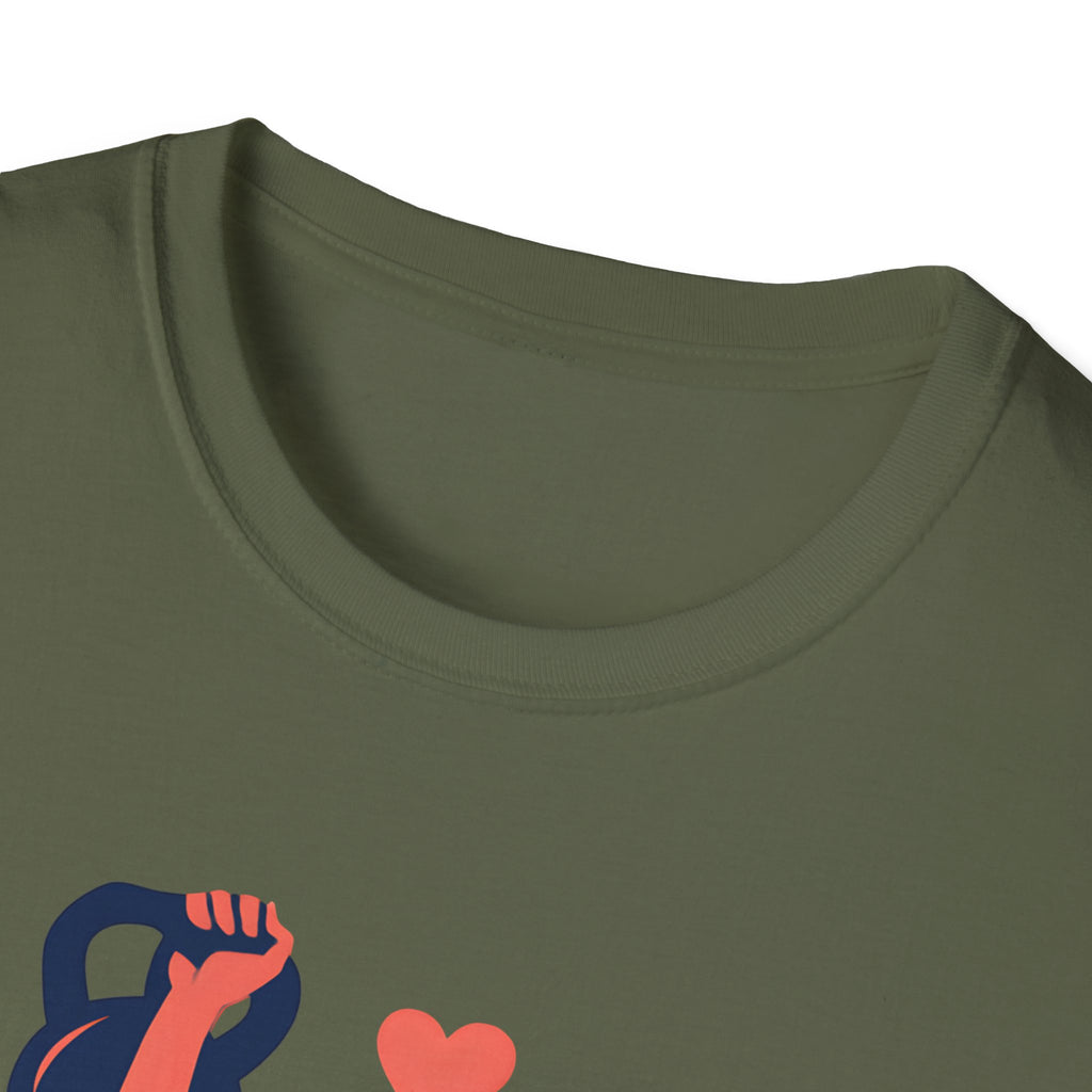 Strong Woman Lifting Kettlebell T-Shirt