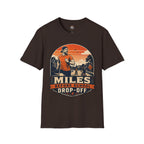 Running T‑Shirt — "Miles Before School Drop‑Off"