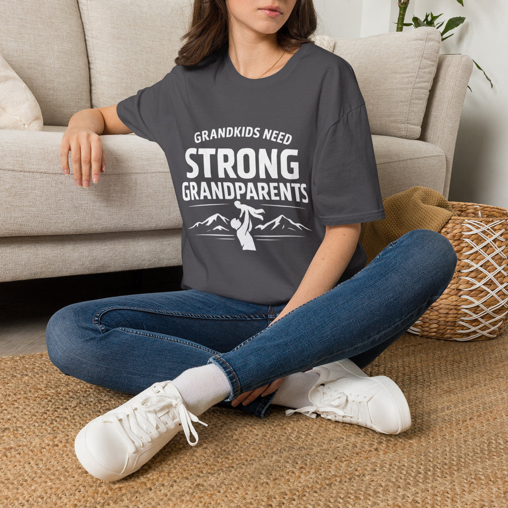 Grandkids Need Strong Grandparents Graphic Tee