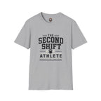 Second Shift Athlete T-Shirt — Gym & Night Shift Workout Tee