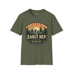 Early Rep Club T-Shirt — Retro Fitness Workout Tee