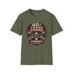 40+ Years Strong T-Shirt — Proud Parent Fitness Dad/Mom Gift