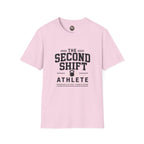 Second Shift Athlete T-Shirt — Gym & Night Shift Workout Tee