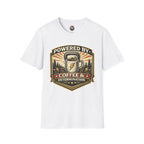 Coffee T‑Shirt — “Powered By Coffee & Determination”