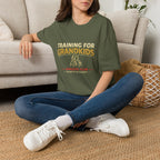 Training for Grandkids T-Shirt — Funny Grandparent Workout Tee