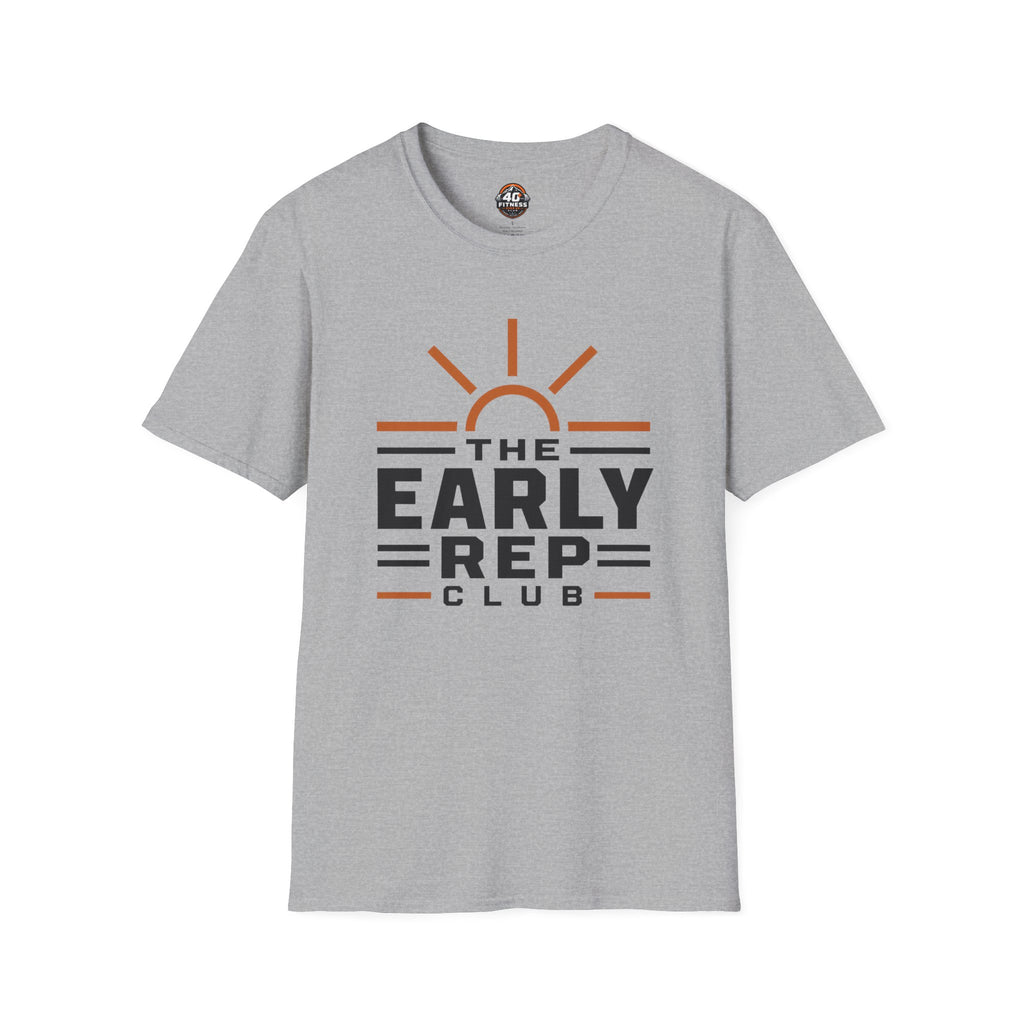 The Early Rep Club T-Shirt — Sunrise Fitness & Morning Motivation Tee