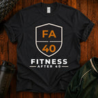 Fitness After 40 T‑Shirt - Workout Tee for Active Adults