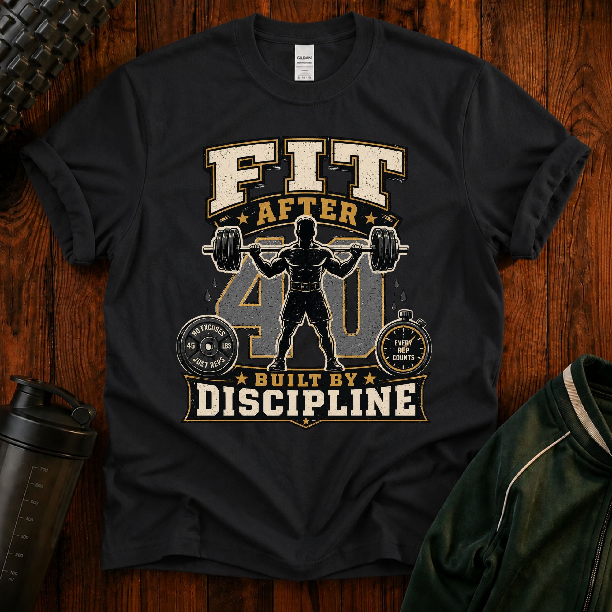 Fit After 40 T-Shirt — Built By Discipline