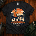 Running T‑Shirt For Mom and Dad — "Miles Before School Drop‑Off"