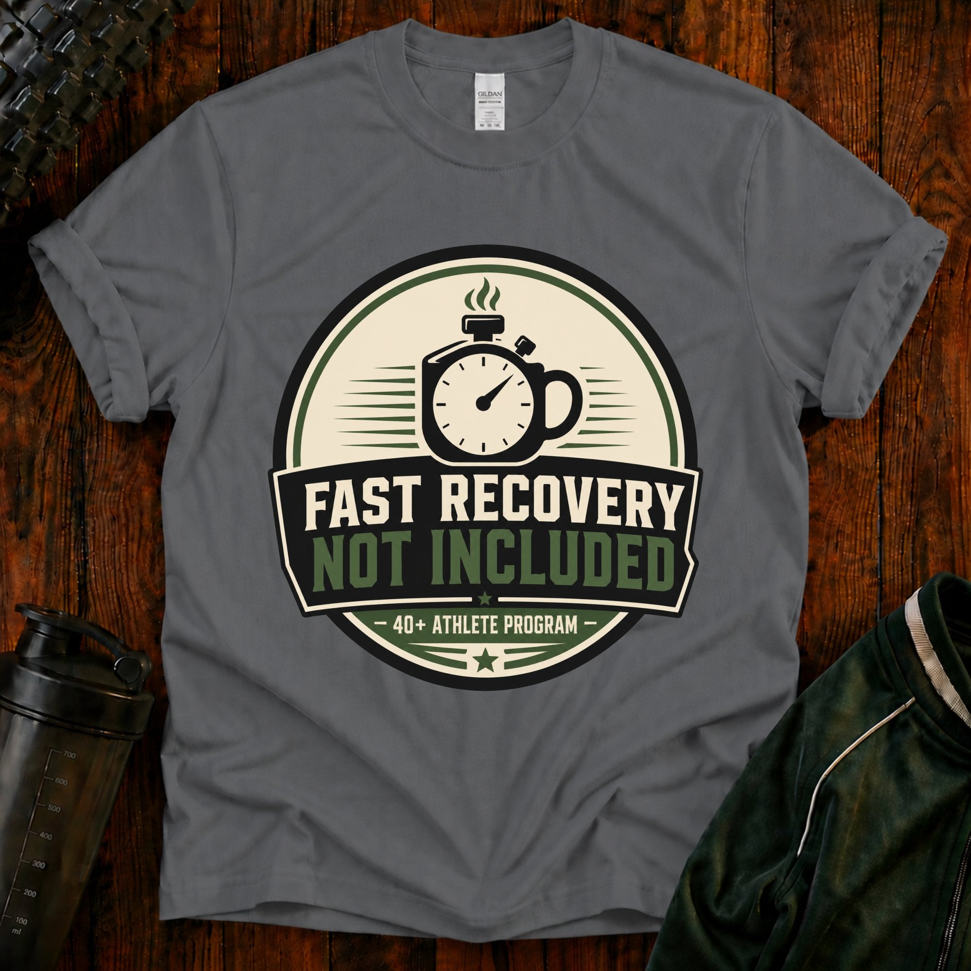 Fast Recovery T-Shirt — Coffee & Chill Recovery Tee