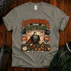 T-Shirt — "Stronger Than Tantrums" Retro Strength Graphic Tee Mom Dad Humor