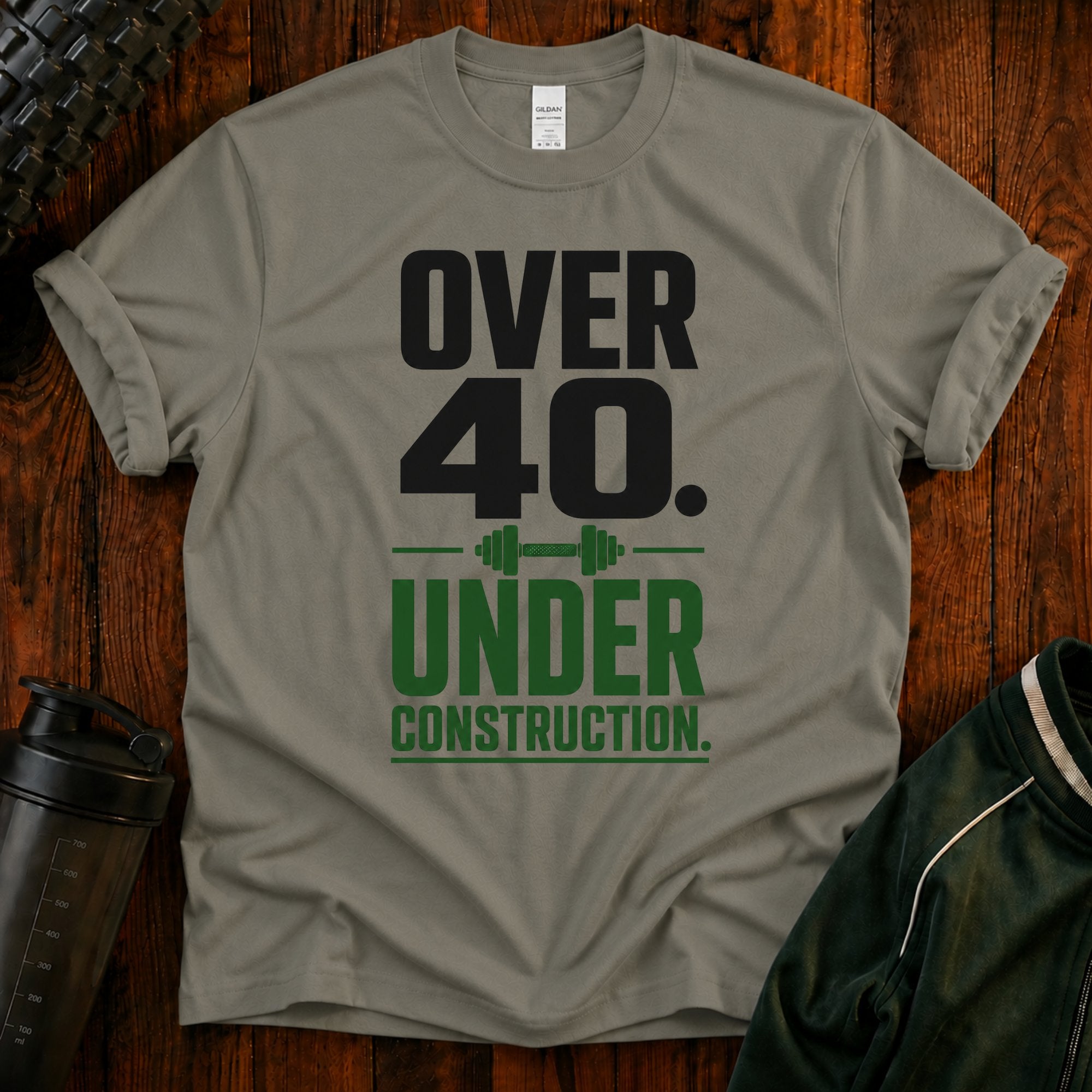 Over 40. Under Construction. T-Shirt