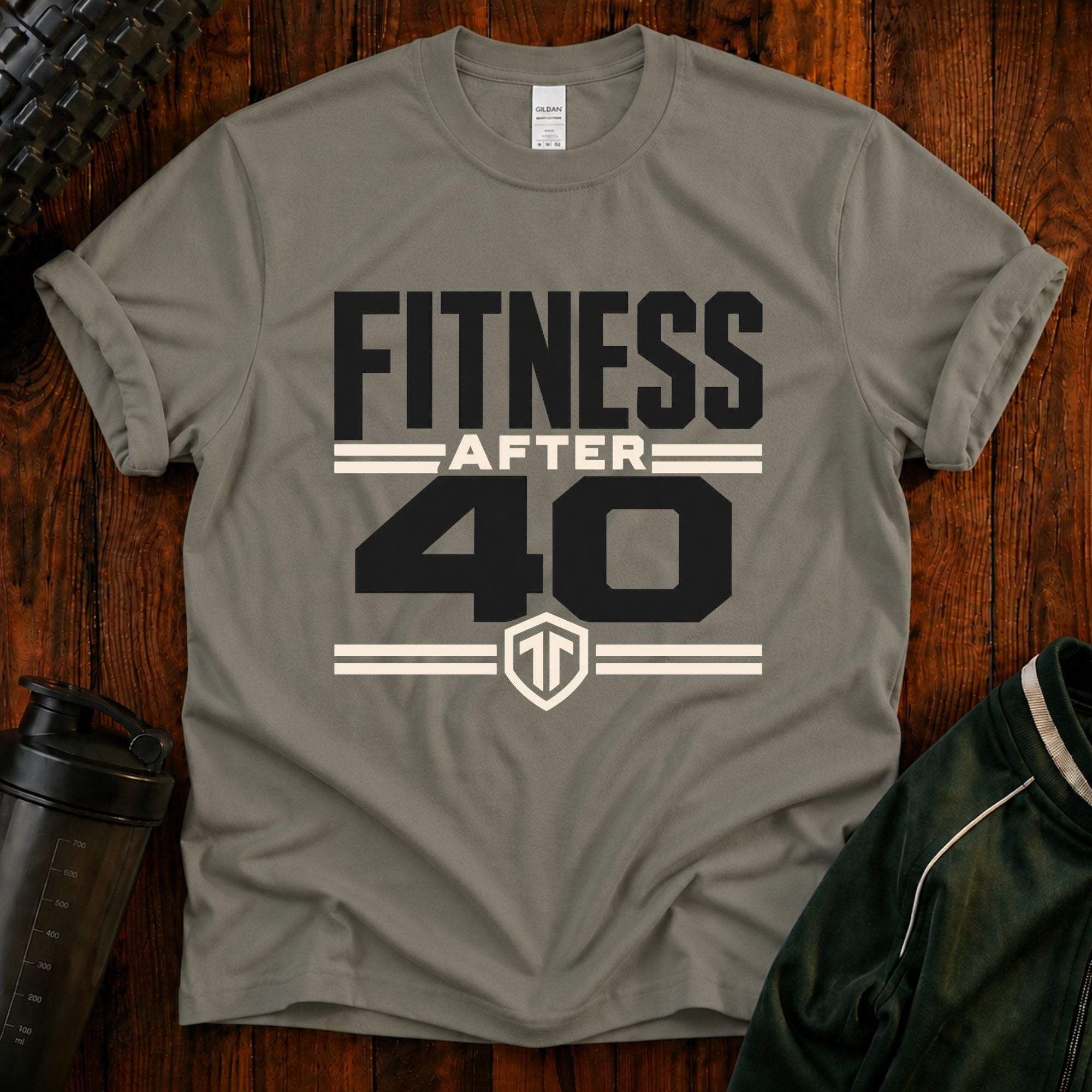 Fitness After 40 T-Shirt — Tee for Over-40s