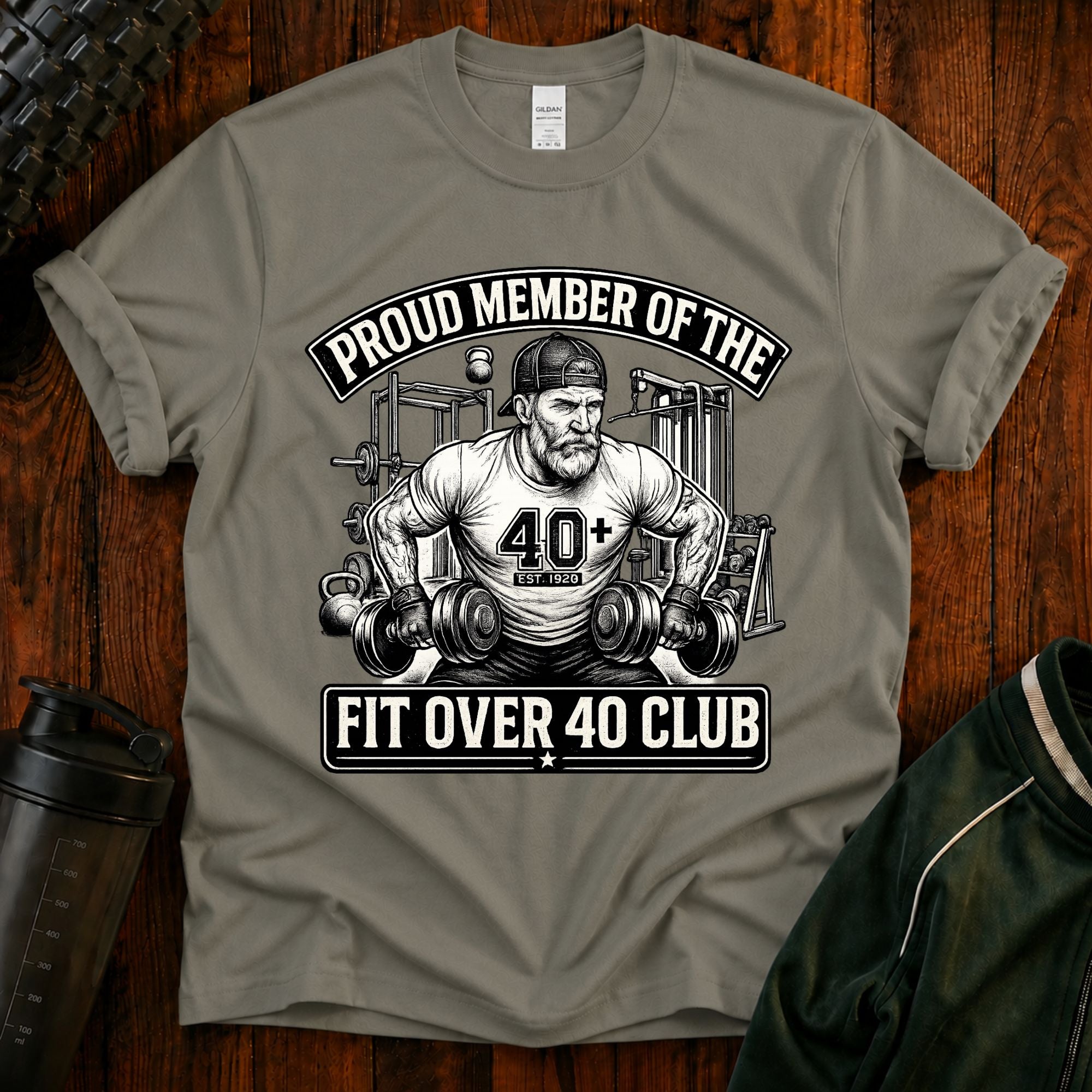 T-Shirt - Proud Member of the Fit Over 40 Club