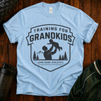 Training for Grandkids T-Shirt — Funny Grandpa Fitness Gift
