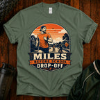 Running T‑Shirt For Mom and Dad — "Miles Before School Drop‑Off"
