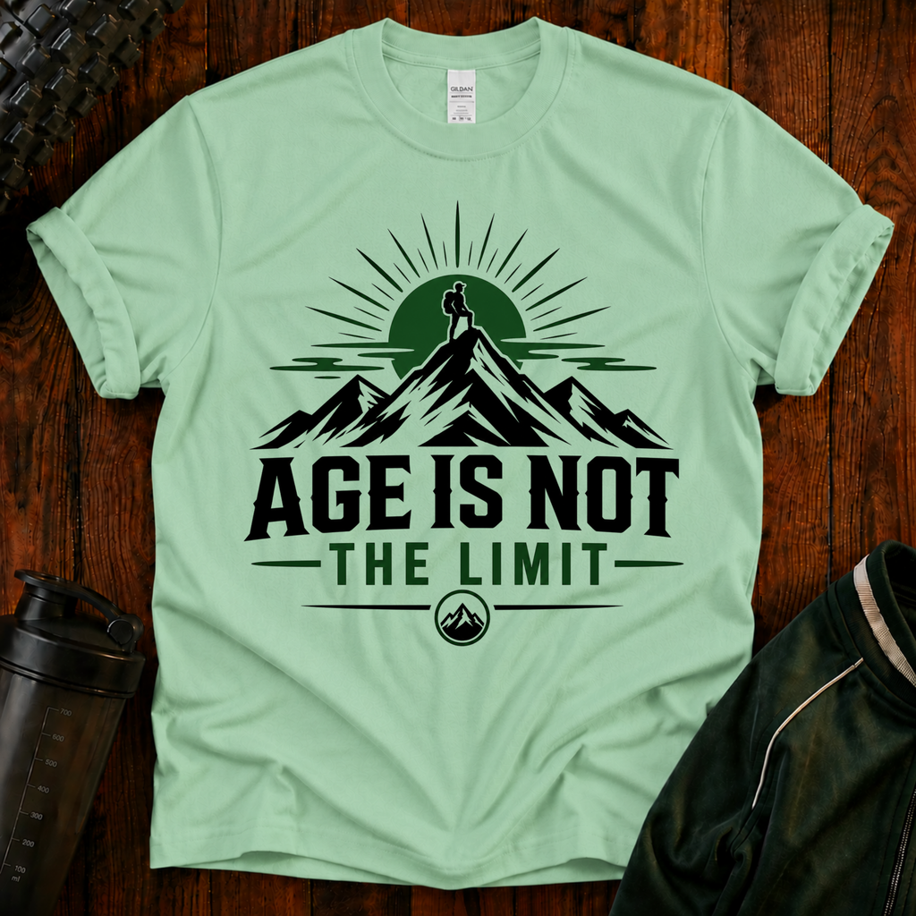 T-Shirt — Age Is Not The Limit Graphic Tee