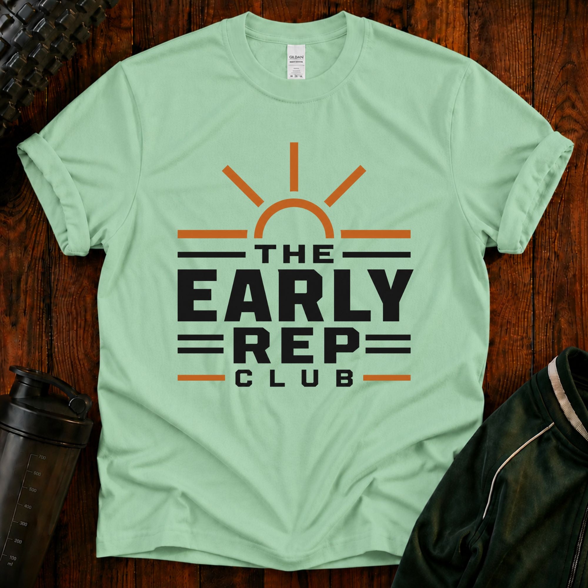 The Early Rep Club T-Shirt — Sunrise Fitness & Morning Motivation Tee