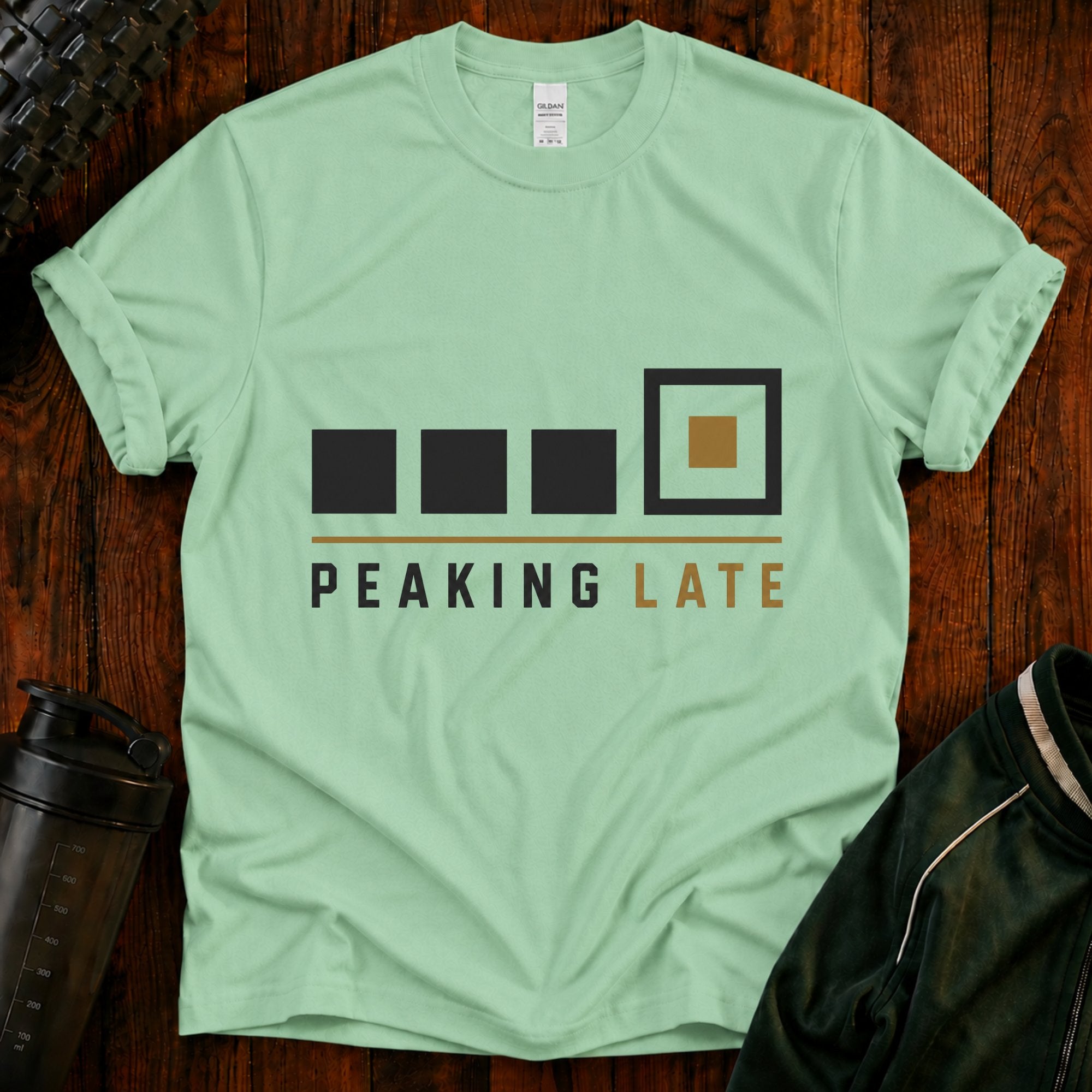 T-Shirt — Peaking Late