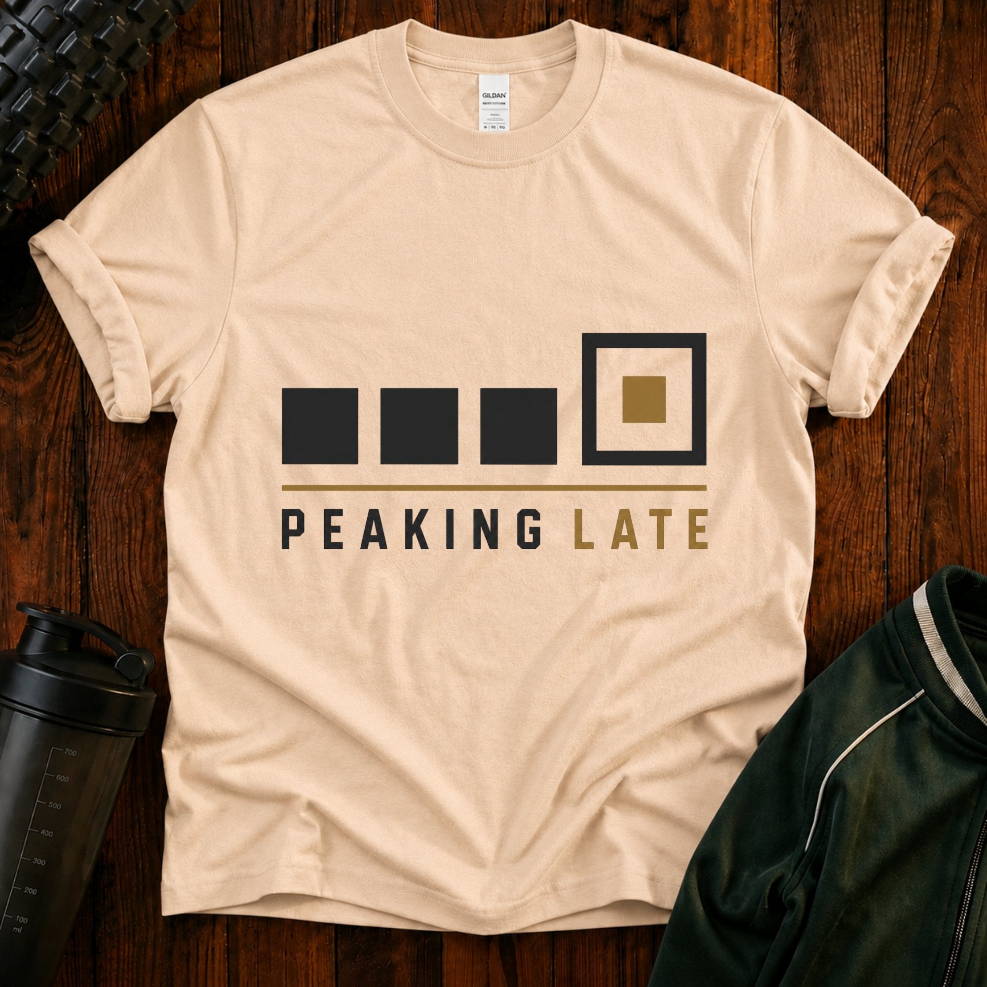 T-Shirt — Peaking Late