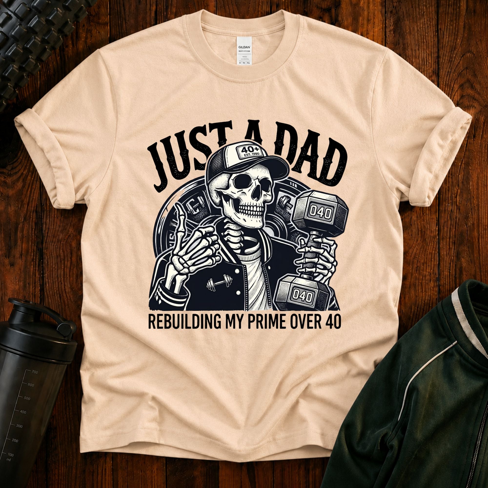 Just a Dad T-Shirt Rebuilding My Prime Fathers