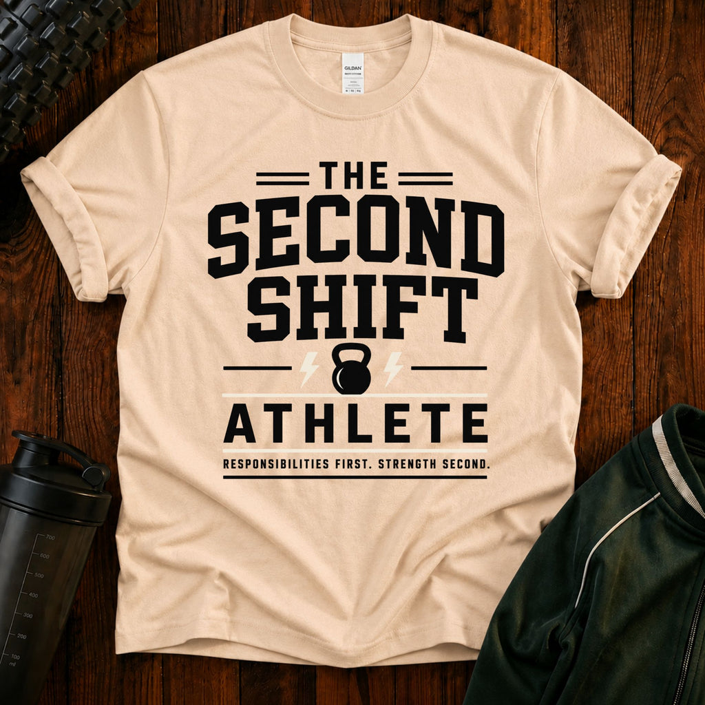 Second Shift Athlete T-Shirt — Gym & Night Shift Workout Tee