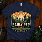 Early Rep Club T-Shirt — Retro Fitness Workout Tee