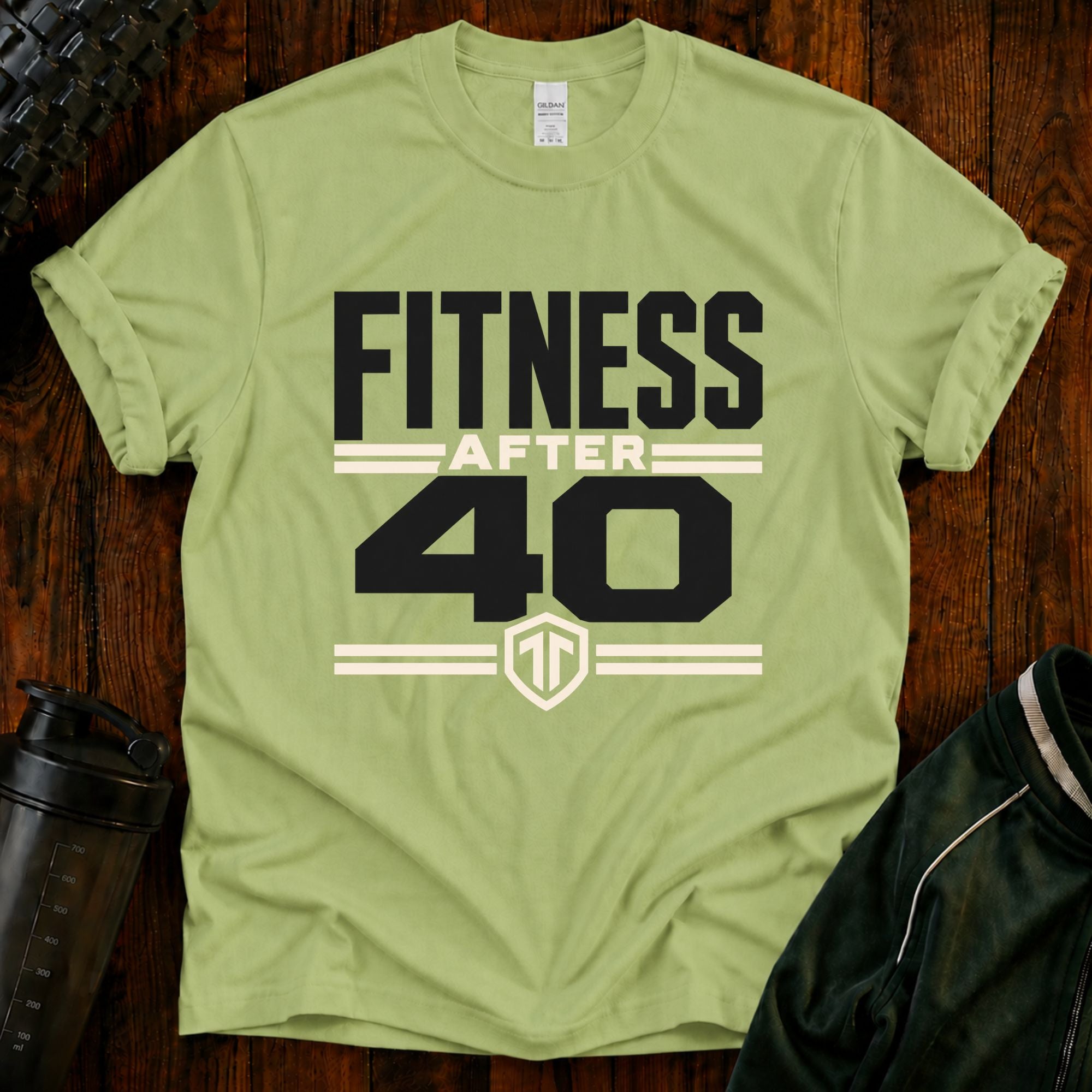 Fitness After 40 T-Shirt — Tee for Over-40s