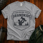 Training for Grandkids T-Shirt — Funny Grandpa Fitness Gift